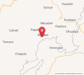Map of Aguacatitla, Hidalgo