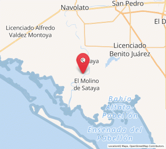 Map of Aguapepito, Sinaloa