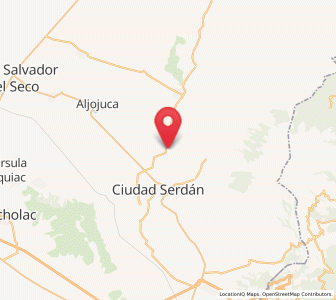 Map of Ahuatepec de Camino, Puebla
