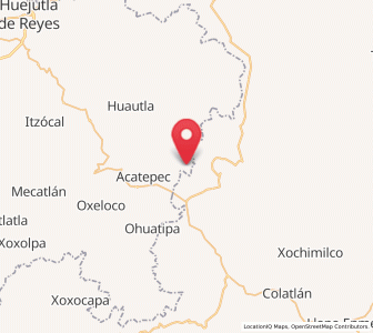 Map of Ahuatitla, Hidalgo