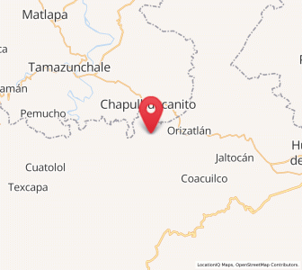 Map of Ahuatitla, Hidalgo