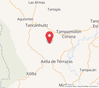 Map of Ajuatitla Primera Sección, San Luis Potosí