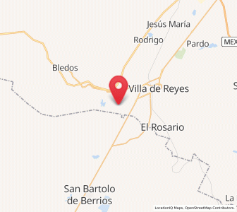 Map of Alberto Carrera Torres, San Luis Potosí
