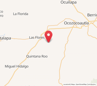 Map of Alfonso Moguel, Chiapas