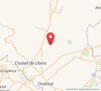 Map of Allende, Puebla