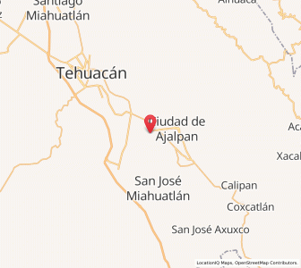 Map of Altepexi, Puebla