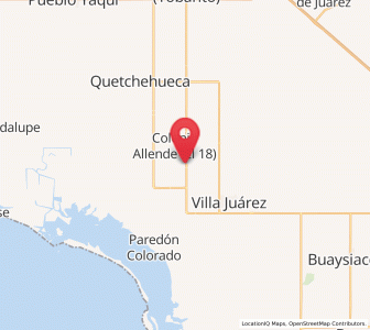 Map of Altos de Jecopaco, Sonora