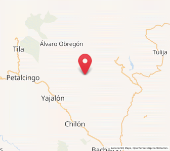 Map of Amado Nervo, Chiapas
