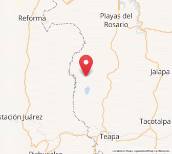 Map of Andrés Quintana Roo, Tabasco
