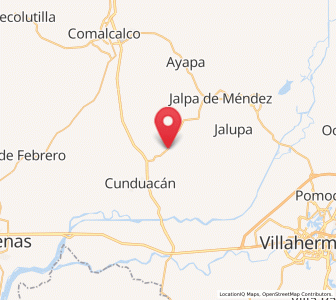 Map of Anta, Tabasco