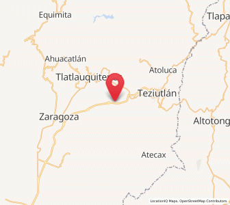 Map of Apatauyan, Puebla
