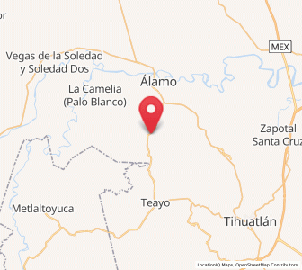 Map of Aquiles Serdán, Veracruz