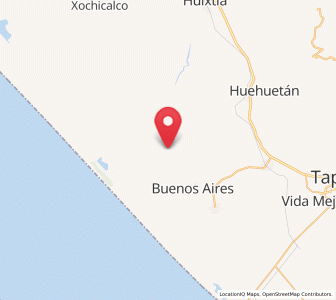 Map of Aquiles Serdán, Chiapas