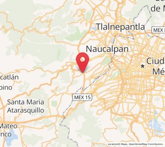 Map of Arenal, México