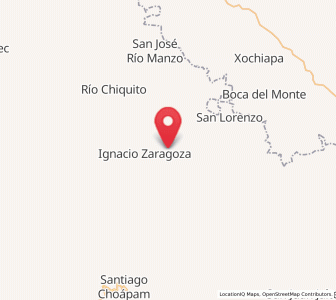 Map of Arroyo Blanco, Oaxaca