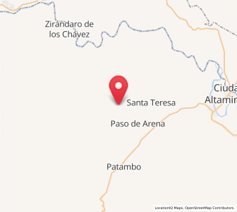 Map of Arroyo Grande, Guerrero