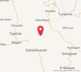 Map of Aurora Ermita, Chiapas