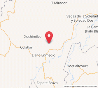 Map of Ayolia, Veracruz
