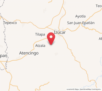 Map of Ayutla, Puebla