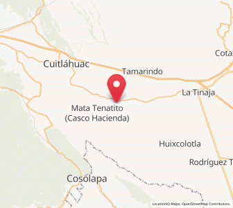 Map of Bajo Grande, Veracruz