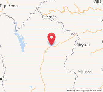 Map of Balderrama, Guerrero