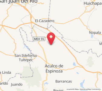 Map of Bañe, México