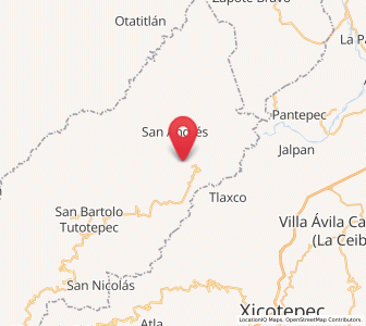 Map of Barrio Aztlán, Hidalgo