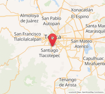 Map of Barrio de la Cruz, México