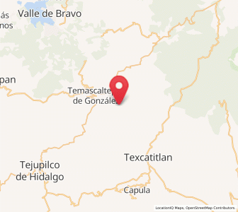 Map of Barrio San José (Barrio Tecolote), México