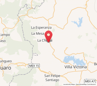 Map of Barrio Santa Juanita el Depósito, México