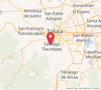 Map of Barrio Santa María, México