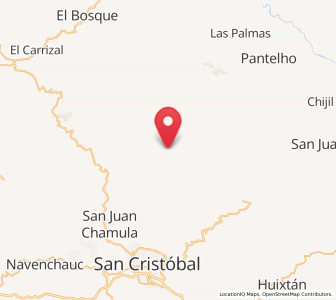 Map of Bashequen, Chiapas