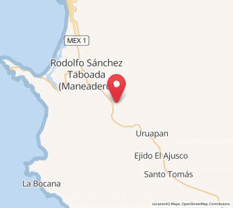 Map of Benito García (El Zorrillo), Baja California
