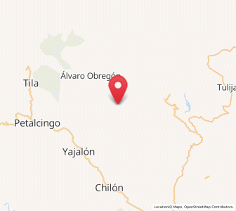 Map of Benito Juárez, Chiapas