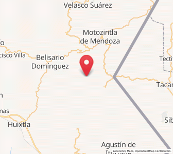 Map of Berriozábal, Chiapas