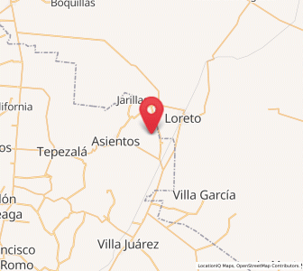 Map of Bimbaletes Atlas, Aguascalientes