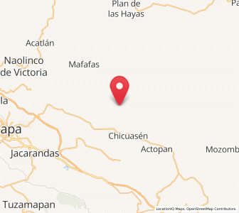 Map of Blanca Espuma, Veracruz