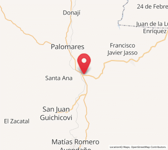 Map of Boca del Monte, Oaxaca