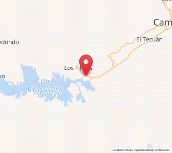 Map of Boquilla de Babisas (La Boquilla de Conchos), Chihuahua