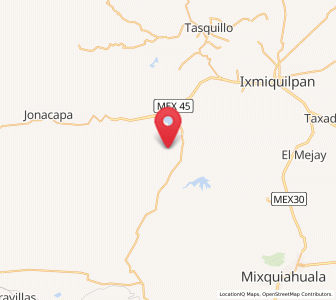 Map of Boxtho, Hidalgo