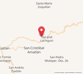 Map of Bramadero, Oaxaca