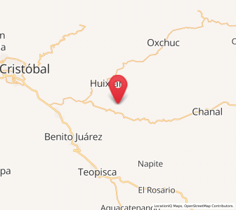 Map of Buenavista, Chiapas