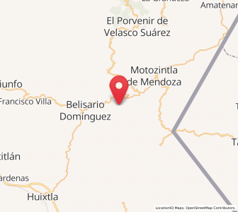 Map of Buenavista, Chiapas