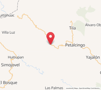 Map of Buenavista, Chiapas
