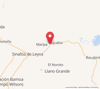 Map of Buenavista, Sinaloa