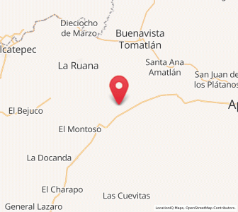 Map of Buenavistilla (La Garita), Michoacán