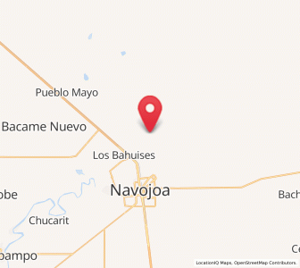 Map of Buiyacusi, Sonora