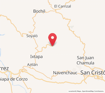 Map of Cacaté, Chiapas