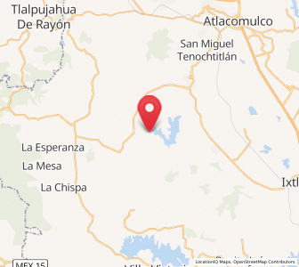 Map of Calvario del Carmen, México