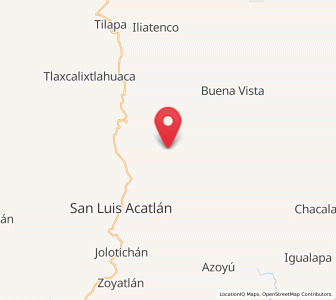 Map of Camalotillo (El Camalotillo), Guerrero